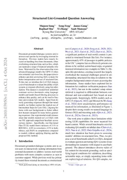 Structured List-Grounded Question Answering