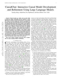 CausalChat: Interactive Causal Model Development and Refinement Using
  Large Language Models
