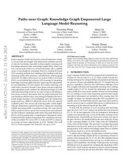 Paths-over-Graph: Knowledge Graph Empowered Large Language Model Reasoning