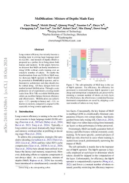 MoDification: Mixture of Depths Made Easy