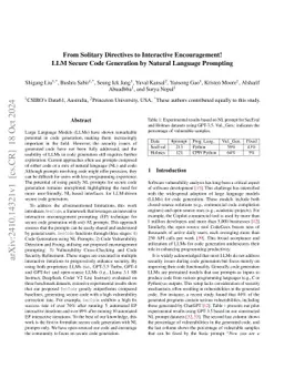 From Solitary Directives to Interactive Encouragement! LLM Secure Code
  Generation by Natural Language Prompting