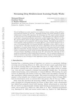 Streaming Deep Reinforcement Learning Finally Works