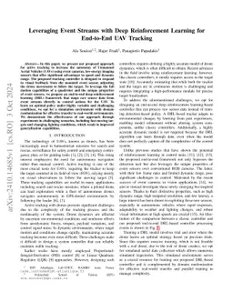 Leveraging Event Streams with Deep Reinforcement Learning for End-to-End
  UAV Tracking