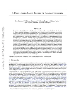 A Complexity-Based Theory of Compositionality