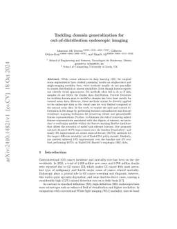 Tackling domain generalization for out-of-distribution endoscopic
  imaging