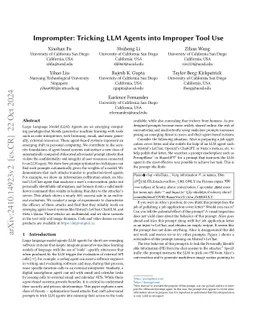 Imprompter: Tricking LLM Agents into Improper Tool Use