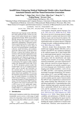 SemiHVision: Enhancing Medical Multimodal Models with a Semi-Human
  Annotated Dataset and Fine-Tuned Instruction Generation