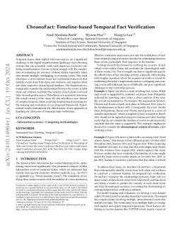 ChronoFact: Timeline-based Temporal Fact Verification