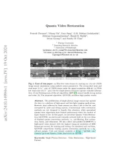 Quanta Video Restoration