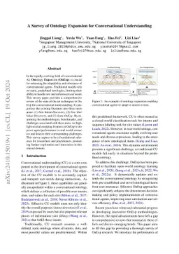 A Survey of Ontology Expansion for Conversational Understanding