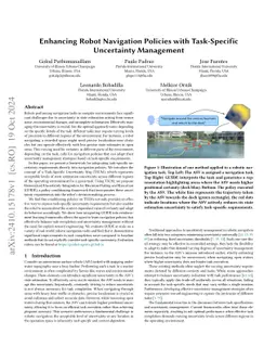 GUIDEd Agents: Enhancing Navigation Policies through Task-Specific Uncertainty Abstraction in Localization-Limited Environments