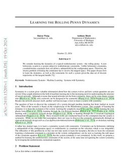 Learning Nonholonomic Dynamics with Constraint Discovery