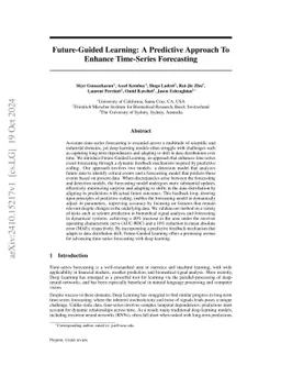A Predictive Approach To Enhance Time-Series Forecasting