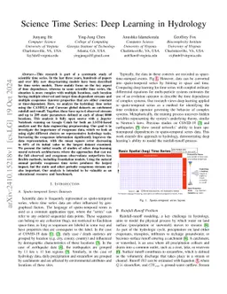 Deep Learning Foundation and Pattern Models: Challenges in Hydrological Time Series