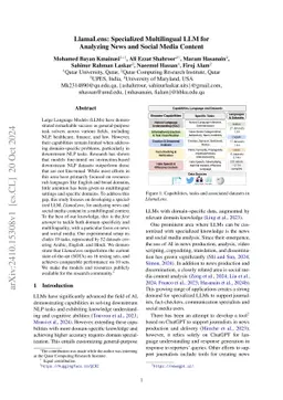 LlamaLens: Specialized Multilingual LLM for Analyzing News and Social Media Content