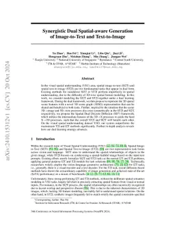 Synergistic Dual Spatial-aware Generation of Image-to-Text and Text-to-Image