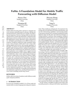 UoMo: A Universal Model of Mobile Traffic Forecasting for Wireless Network Optimization