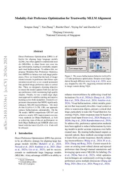 Modality-Fair Preference Optimization for Trustworthy MLLM Alignment