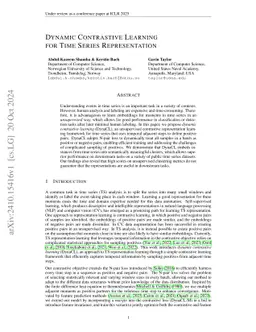 Contrast All the Time: Learning Time Series Representation from Temporal Consistency