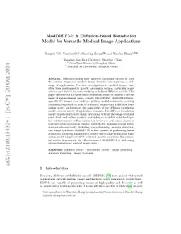 MedDiff-FM: A Diffusion-based Foundation Model for Versatile Medical Image Applications