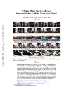 Allegro: Open the Black Box of Commercial-Level Video Generation Model