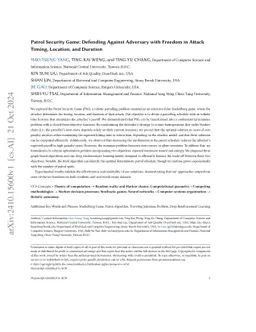 Patrol Security Game: Defending Against Adversary with Freedom in Attack
  Timing, Location, and Duration