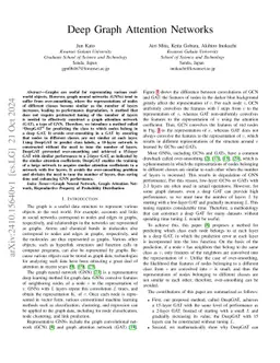 Deep Graph Attention Networks