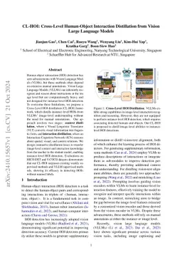 CL-HOI: Cross-Level Human-Object Interaction Distillation from Vision
  Large Language Models