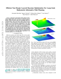 Efficient Non-Myopic Layered Bayesian Optimization For Large-Scale
  Bathymetric Informative Path Planning
