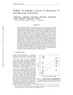 ViMoE: An Empirical Study of Designing Vision Mixture-of-Experts