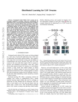 Distributed Learning for UAV Swarms