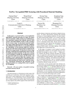 TexPro: Text-guided PBR Texturing with Procedural Material Modeling