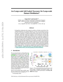 Are Large-scale Soft Labels Necessary for Large-scale Dataset
  Distillation?