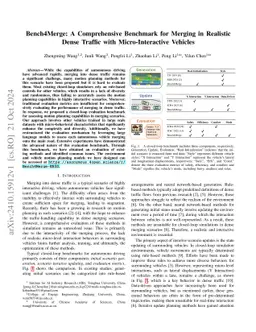 Bench4Merge: A Comprehensive Benchmark for Merging in Realistic Dense Traffic with Micro-Interactive Vehicles