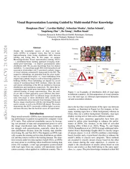 Robust Visual Representation Learning with Multi-modal Prior Knowledge for Image Classification Under Distribution Shift
