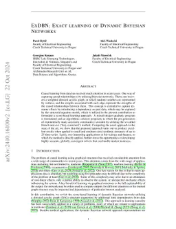 ExDBN: Learning Dynamic Bayesian Networks using Extended Mixed-Integer Programming Formulations