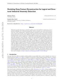 Revisiting Deep Feature Reconstruction for Logical and Structural
  Industrial Anomaly Detection