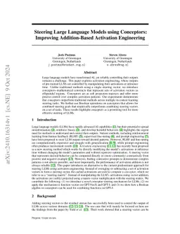 Steering Large Language Models using Conceptors: Improving Addition-Based Activation Engineering