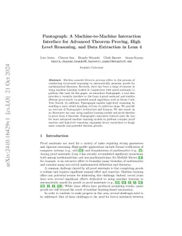 Pantograph: A Machine-to-Machine Interaction Interface for Advanced Theorem Proving, High Level Reasoning, and Data Extraction in Lean 4