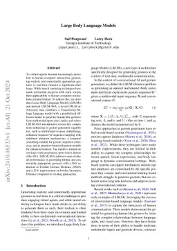 Large Body Language Models