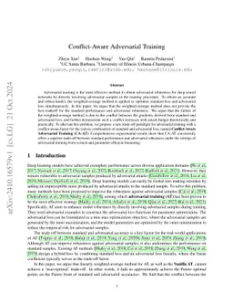 Conflict-Aware Adversarial Training