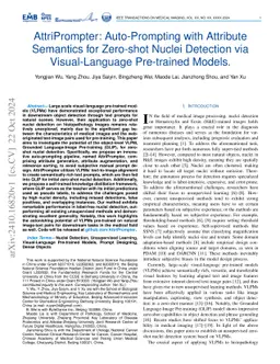AttriPrompter: Auto-Prompting with Attribute Semantics for Zero-shot
  Nuclei Detection via Visual-Language Pre-trained Models