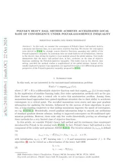 Polyak's Heavy Ball Method Achieves Accelerated Local Rate of Convergence under Polyak-Lojasiewicz Inequality