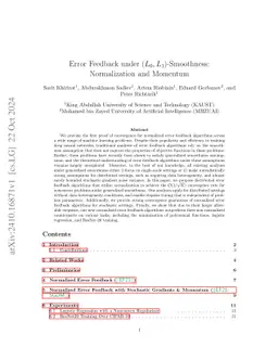 Error Feedback under $(L_0,L_1)$-Smoothness: Normalization and Momentum