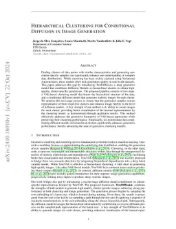 TreeDiffusion: Hierarchical Generative Clustering for Conditional Diffusion