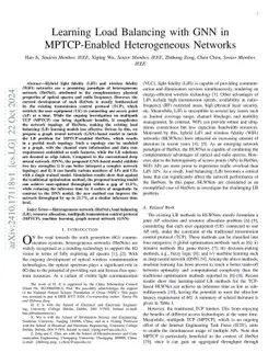 Learning Load Balancing with GNN in MPTCP-Enabled Heterogeneous Networks