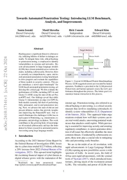 Towards Automated Penetration Testing: Introducing LLM Benchmark, Analysis, and Improvements