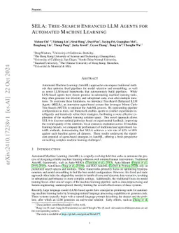 SELA: Tree-Search Enhanced LLM Agents for Automated Machine Learning