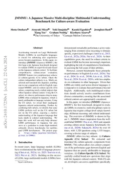 JMMMU: A Japanese Massive Multi-discipline Multimodal Understanding Benchmark for Culture-aware Evaluation