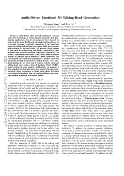 EmoGene: Audio-Driven Emotional 3D Talking-Head Generation